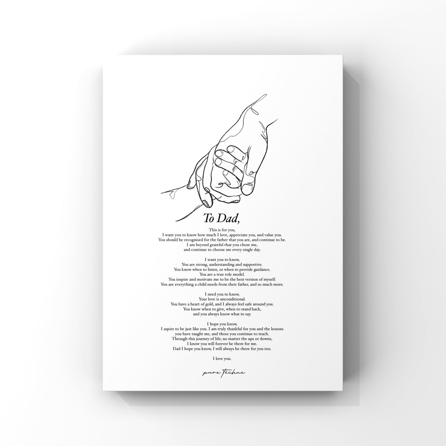 ‘For Dad' 0.1 - A4 Print