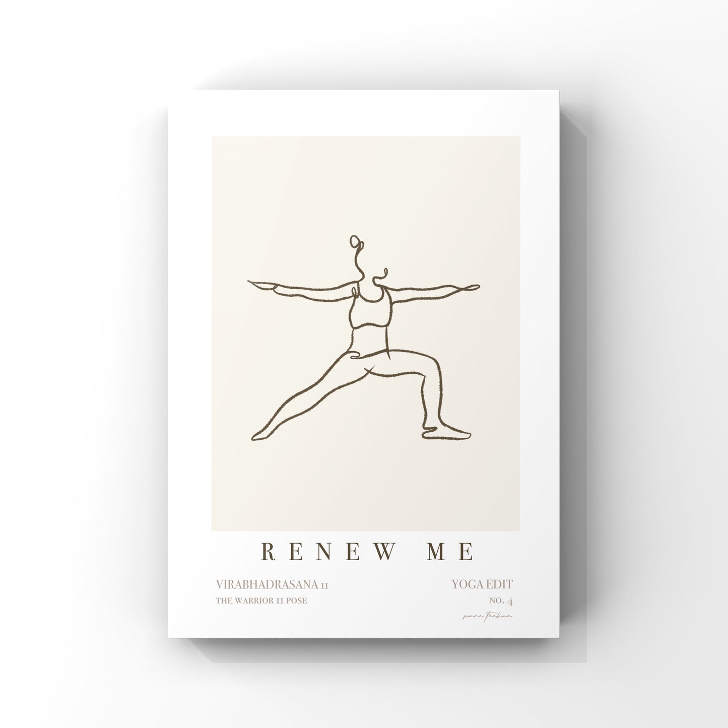 Yoga Wall Art - 'Renew Me' - No.4