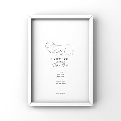 For My Baby - A4 Print